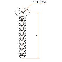 Vis FZ Inox 6,3 x 50 mm